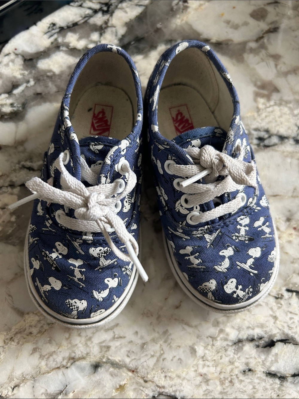 Peanuts x Vans Authentic Toddler 'Snoopy Skating'